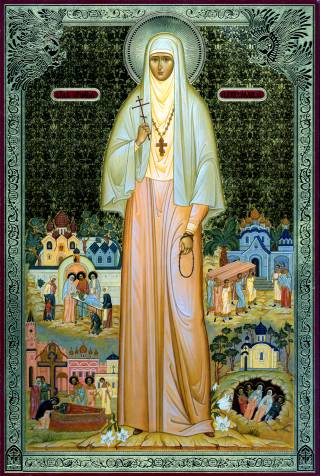 Марфо-Мариинская Обитель милосердия и любви, Икона святой преподобномученицы Елисаветы