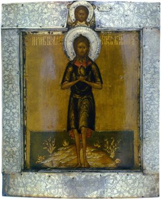 Преподобный Алексий, человек Божий. Икона конца XVII века.