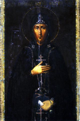 Преподобная София Суздальская. Икона XVII века