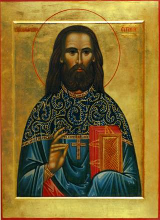 Священномученик Евгений. Икона письма сестер Никольской обители