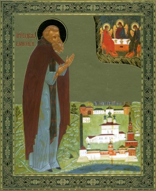 Преподобный Владимир Белопесоцкий, основатель Свято-Троицкого Белопесоцкого монастыря (1498 - 1522 гг).