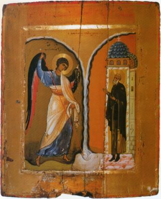 Чудо архангела Михаила в Хонах. XII век.