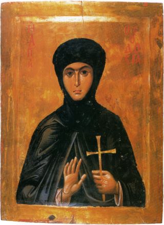 Св. Феодосия Константинопольская. XIII век.