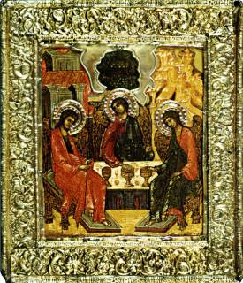 Икона «Святая Троица». Середина XVII в.