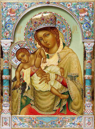 Взыграние Младенца Угрешская икона Божией Матери