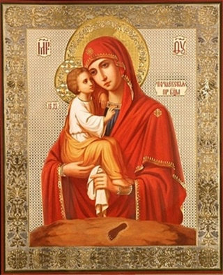 Почаевская икона Божией Матери