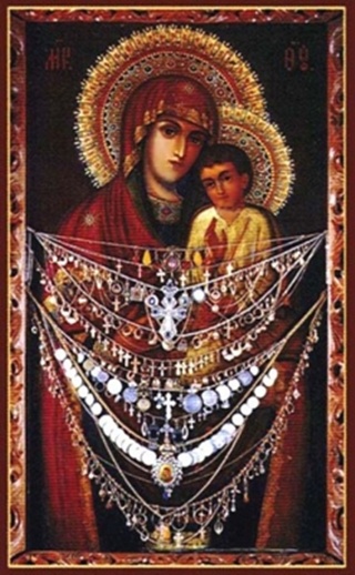 Святогорская (Донбасс) икона Божией Матери