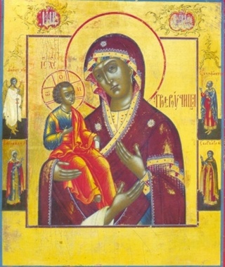 Икона Божией Матери «Троеручица»