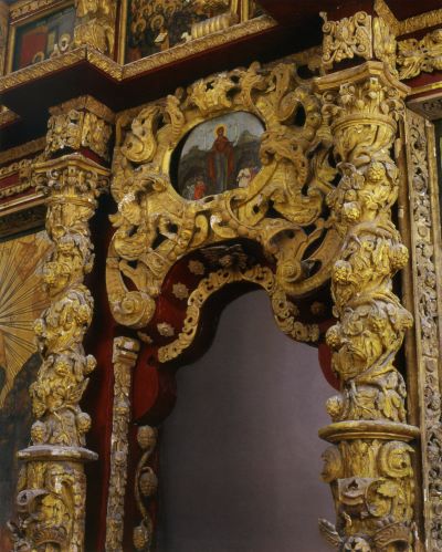 Рязань, Рязанский Кремль, Фрагмент резьбы иконостаса Успенского собора