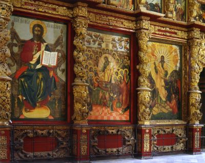 Рязань, Рязанский Кремль, Местный ряд иконостаса Успенского собора