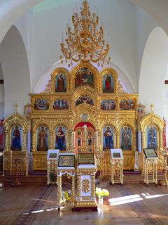 Иконостас храма Николая Чудотворца, с. Белый Колодезь