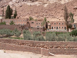 Египет, Синай, монастырь Святой Екатерины. Монастырская гостиница.