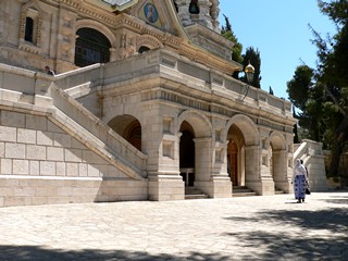 Израиль, Иерусалим. Церковь Св. Марии Магдалины входит в комплекс Гефсиманского (Вифанского) женского монастыря.