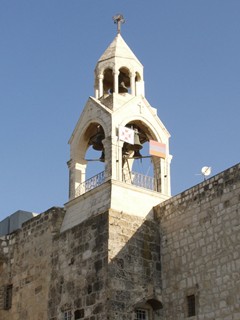 Вифлеем, звонница, принадлежащая армянскому монастырю св. Троицы.
