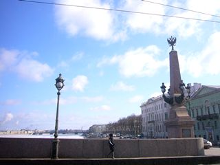 Санкт-Петербург, Вид с моста на летний сад.