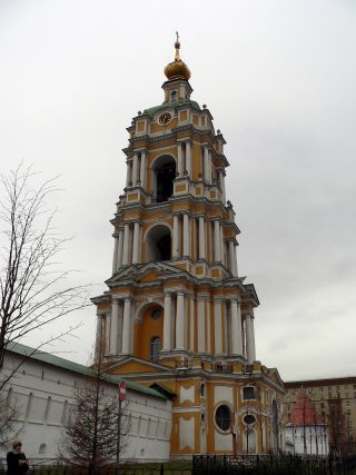  Новоспасский монастырь в Москве, колокольня с церковью Сергия Радонежского