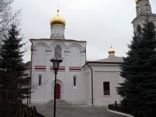 Церковь Рождества Богородицы в Старом Симонове, Пересвет и Ослябя