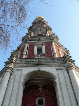 Новодевичий монастырь в Москве, колокольня