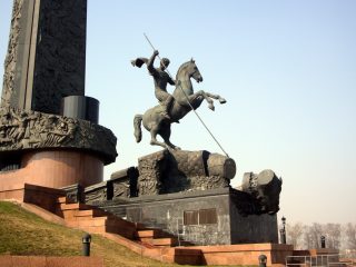 Поклонная гора в Москве. Георгий Победоносец