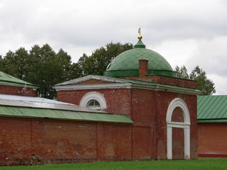 Спасо-Бородинский женский монастырь, село Семеновское. Угловая башня монастырской ограды.