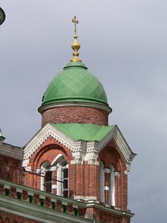 Спасо-Бородинский женский монастырь, село Семеновское. Один из малых куполов Владимирского собора.