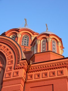 Хотьково, Покровский Хотьков женский монастырь. Купола Никольского собора