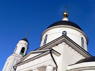 Радонеж. Купола Преображенской церкви