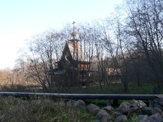 Часовня Сергия Радонежского возле деревни Взгляднево