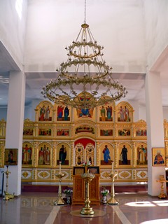 Иконостас церкви Казанской иконы Божией Матери в Павловском Посаде.