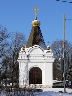 Часовня в память Отечественной войны 1812 года в Павловском Посаде.