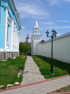 Старое Бобренево. Феодоровская церковь и ограда Бобренева мужского монастыря.