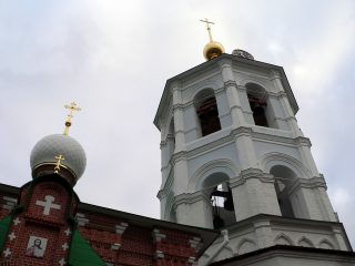 Николо-Пешношский монастырь в Луговом, церковь Сергия Радонежского, колокольня