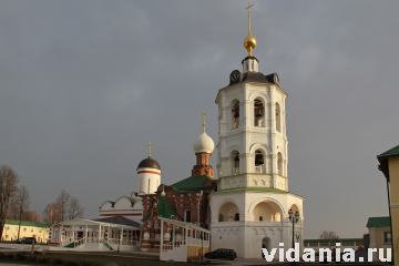 Никольский собор, Сергиевская церковь и колокольня. Николо-Пешношский монастырь.