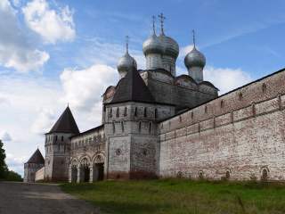  Поселок Борисоглебский, Борисоглебский мужской монастырь, крепость, стены, боевые башни