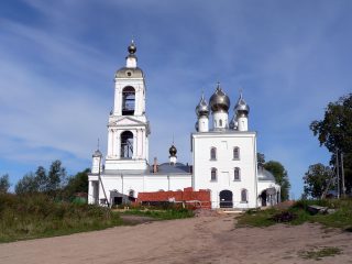  Антушково, монастырь Сошествия Креста на Никольском погосте, Крестовоздвиженский храм, колокольня