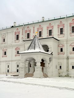 Рязань, Рязанский кремль, Дворец Олега, резное крыльцо
