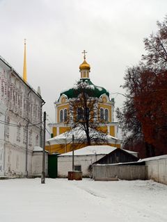 Рязань, Рязанский кремль, Южный фасад дворца Олега, Христорождественский собор