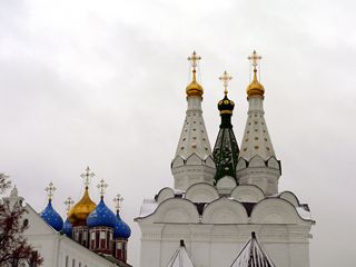 Рязань, Рязанский кремль, Купола Успенского собора и церкви Святого Духа