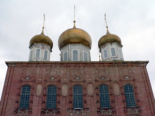 Тула, Тульский кремль. Купола Успенского собора.
