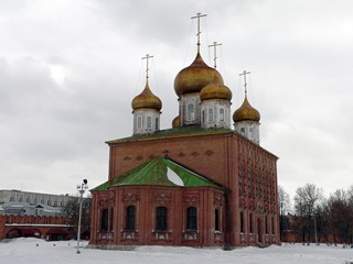 Тула, Тульский кремль, Собор Успения Пресвятой Богородицы Тульского кремля. Вид со стороны алтарной части собора.