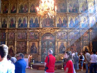 Углич, Угличский Кремль. Фрагмент иконостаса Спасо-Преображенского собора.