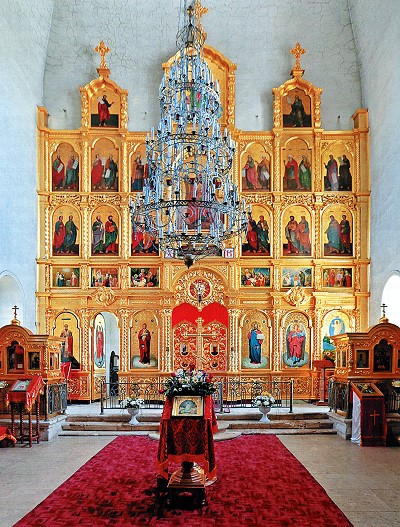 Иконостас Преображенского храма в Бужарово