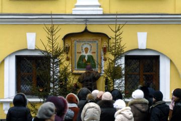 В Покровском женском монастыре в Рождественские дни