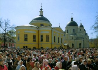 В день памяти святой праведной блаженной Матроны Московской. Покровский женский монастырь