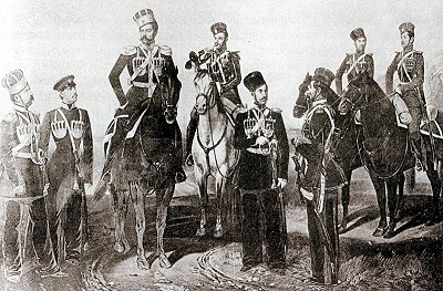 Крымско-татарский эскадрон. Форма 1850—1864 годов.