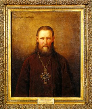 Единственный прижизненный портрет св. прав. о. Иоанна Кронштадского