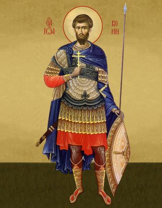 Икона святого мученика Иоанна воина. Галерея икон Щигры.