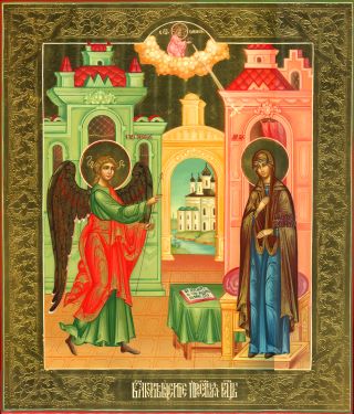 «Благовещение Пресвятой Богородицы» икона Божией Матери. Галерея икон Щигры.