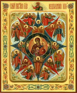 «Неопалимая Купина» икона Божией Матери. Галерея икон Щигры.