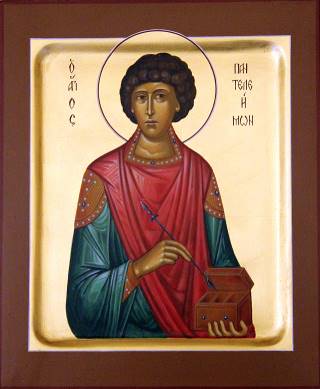 Святой великомученик и целитель Пантелеимон. Галерея икон Щигры.